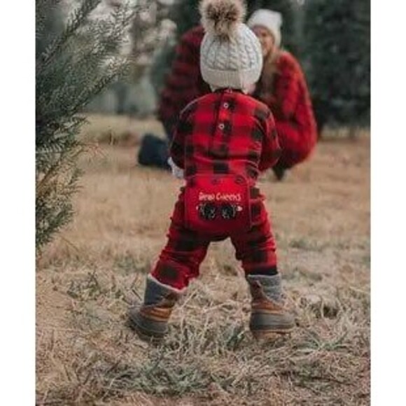 Lazy One Infant Flapjack Bear Cheeks 6mo NWT! - Picture 4 of 6